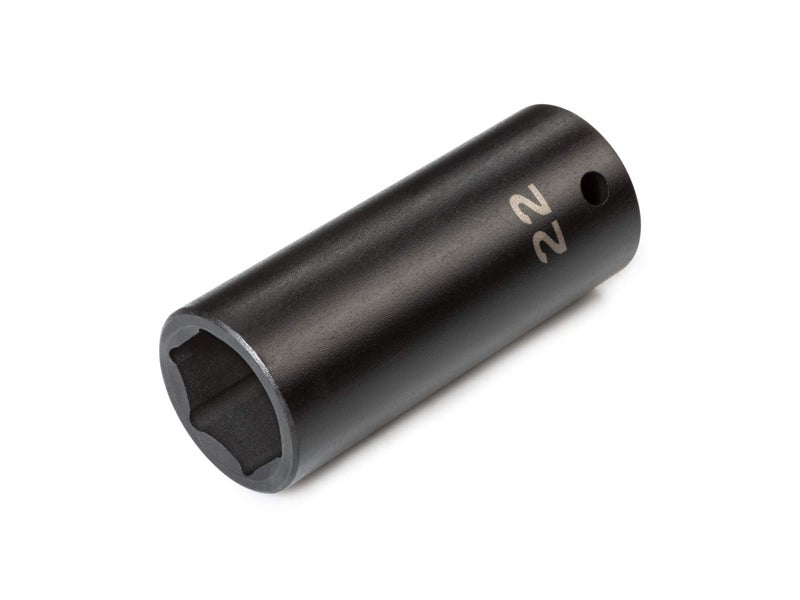 TEKTON 1/2 Inch Drive x 22 mm Deep 6-Point Impact Socket | SID23122 - Image 1